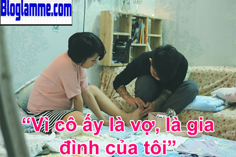 vì cô ấy là vợ, là gia đình của tôi